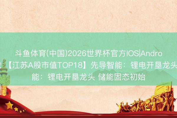 斗鱼体育(中国)2026世界杯官方IOS|Android手机app下载 【江苏A股市值TOP18】先导智能：锂电开垦龙头 储能固态初始